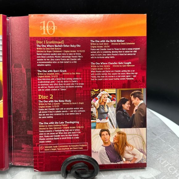 Friends DVD Movie Box Set Season 10 Jennifer Aniston Matthew Perry Courteney Cox - Picture 5 of 13